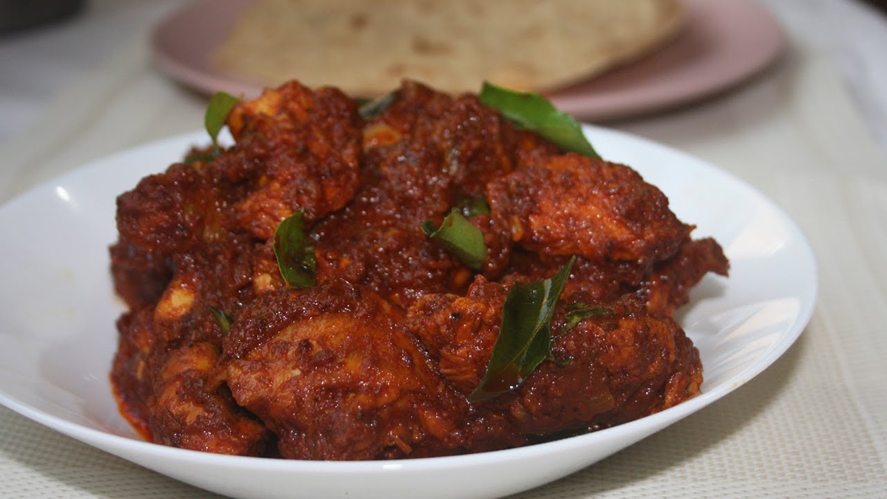 Chicken ghee roast recipe Mangalorean chicken ghee roast Easy side