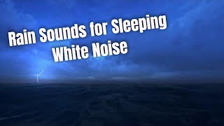 rainstorm sounds for sleeping, relaxation, Rain sounds for sleeping #withme