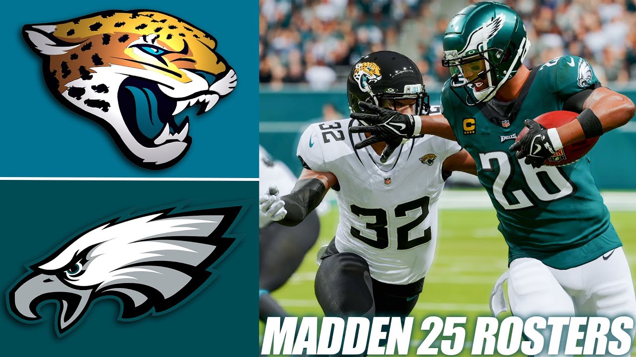 Jaguars vs Eagles l Eagles 2024 Schedule (Madden 25 Rosters) l PS5