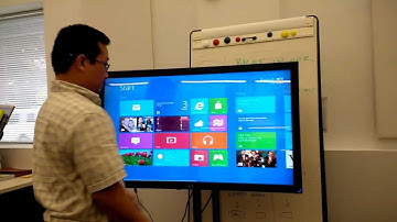 Windows 8 on a big touchscreen