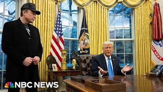 Trump and Musk take questions from reporters in Oval Office