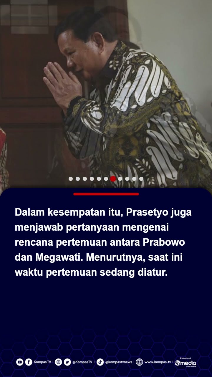 Prabowo Kirim Karangan Bunga Ucapan Selamat Ulang Tahun untuk Megawati #prabowo #megawati