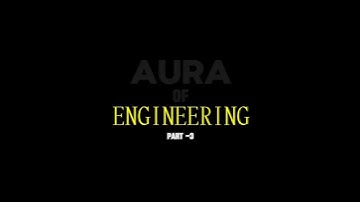 Aura of Engineering #ai #coding #dsa #top #python #college #Engineering