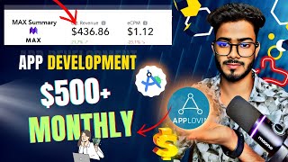 অ্যাপ থেকে আয় $500+ মাসিক: Make Money by android app development | AppLovin Max - How it Works ?