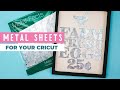 Cricut Metal Sheets: Galvanized Sheets to Cut on Your Cricut