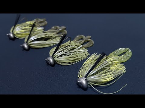 Make a Jig Skirt for Bass fishing jig skirt tying