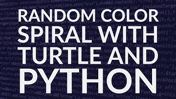 Python: How to make a random color spiral with turtle🐢 and random!