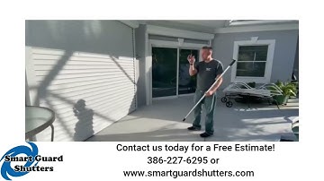 Pull Down Nautilus Rolling Shutter on a Lanai