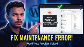 How To Fix Briefly unavailable for scheduled maintenance. check back in a minute