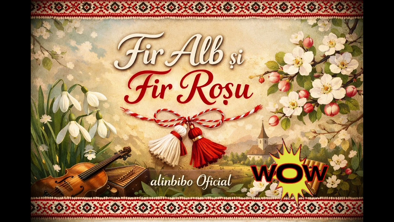 Fir alb și fir roșu (alinbibo Oficial) o piesă de primăvară❤️🌹