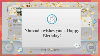 Wii - Birthday Screen Concept