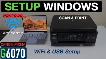 Canon Pixma G6070 Setup Windows Laptop, Scanning & Printing Video.