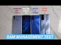 Tecno Pova 2 Ram Management test VS Redmi 9 power Ram Management test