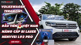 Volkswagen đầu tiên lên 4 cặp bi laser Henvvei L92 Pro