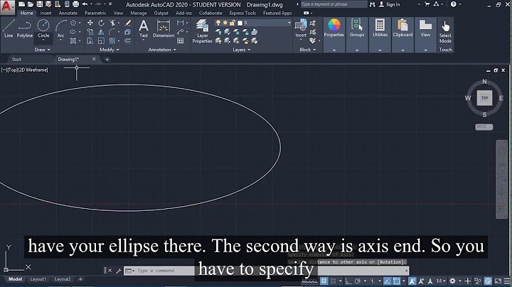 List and describe the two options available in AutoCAD to create ellipses