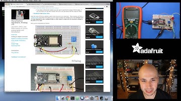 MicroPython Hardware: Analog I/O with Tony D! @micropython #LIVE