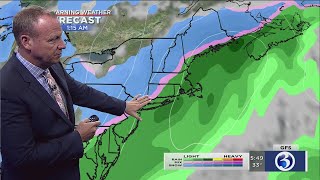 FORECAST: Showers Tuesday, snow possible Friday