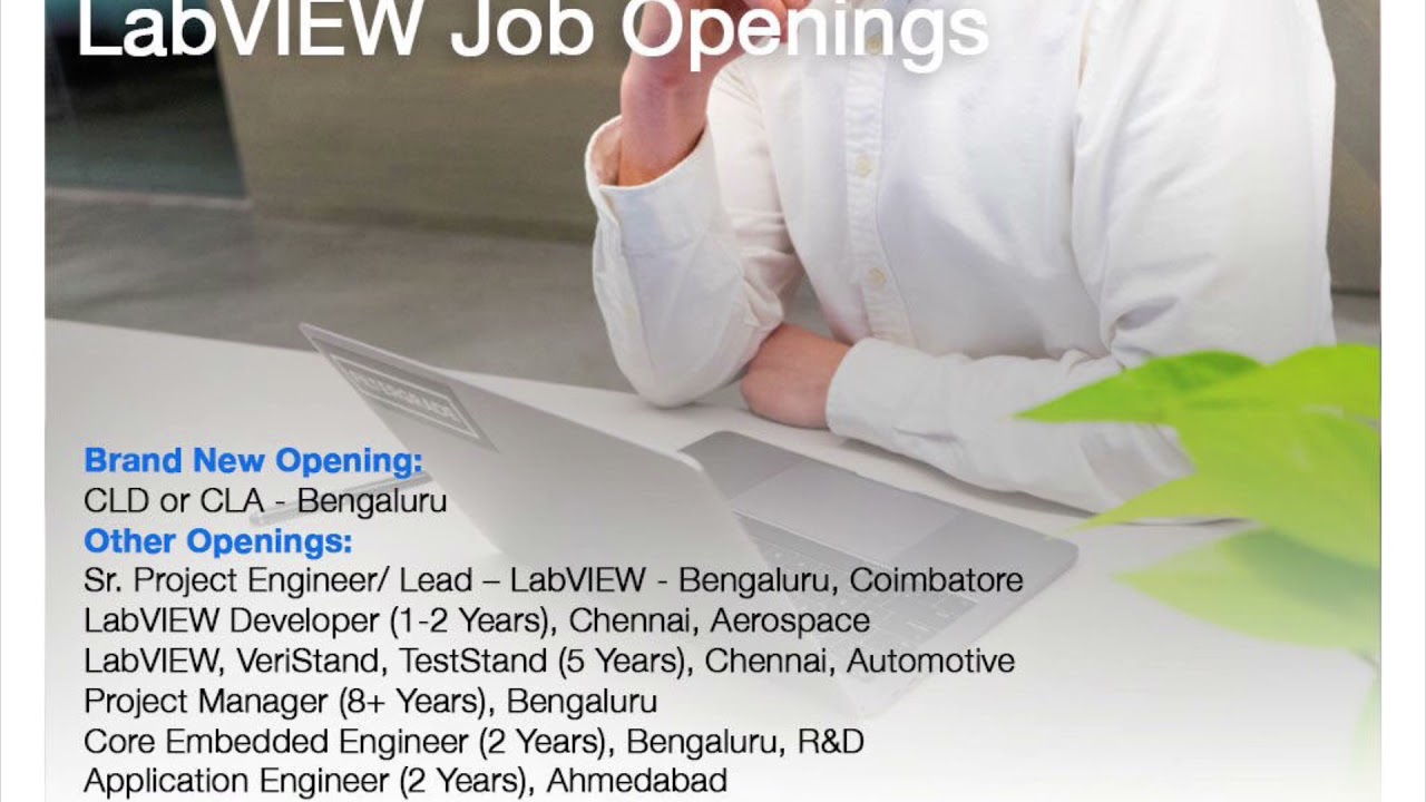 LabVIEW Job Openings CLD CLA in Bangalore YouTube