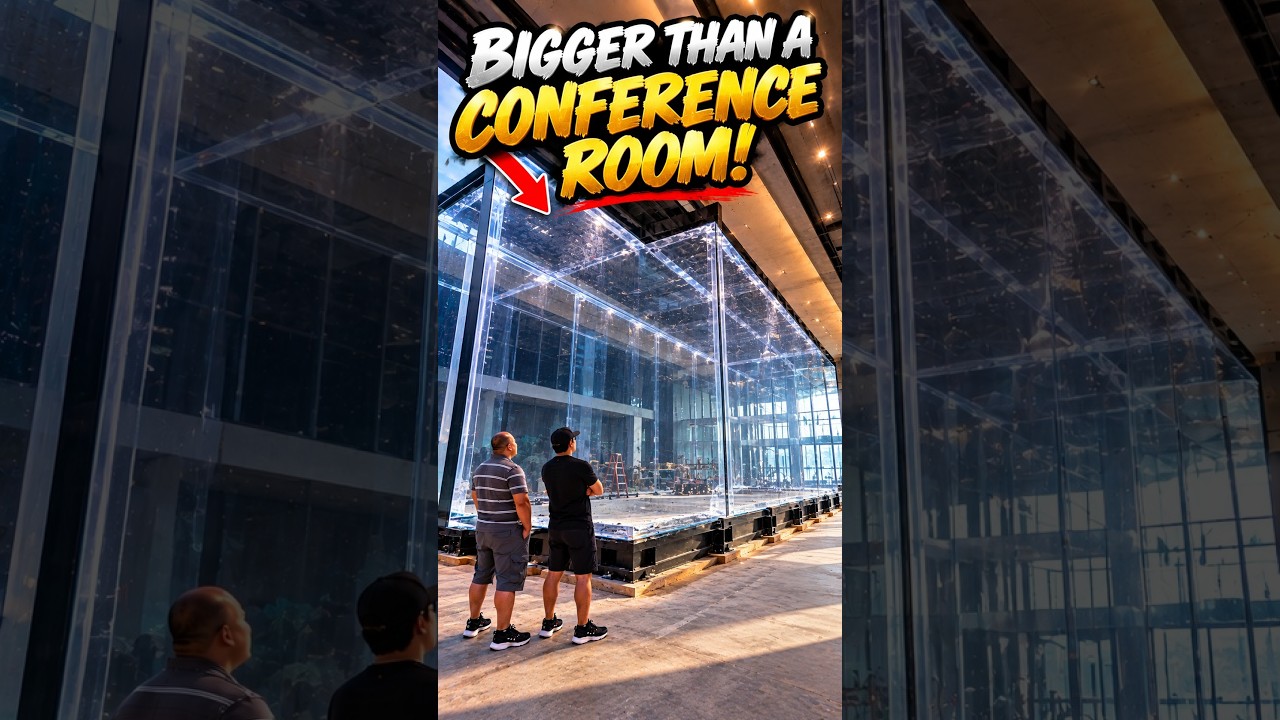 Building a Massive Fish Tank: Crazy Design Revealed! #shorts
