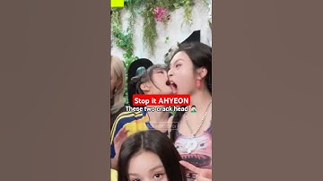 Ahyeon & Chiquita 🤦🏻‍♂️ as always 😭😂 #AHYEON #CHIQUITA #BABYMONSTER