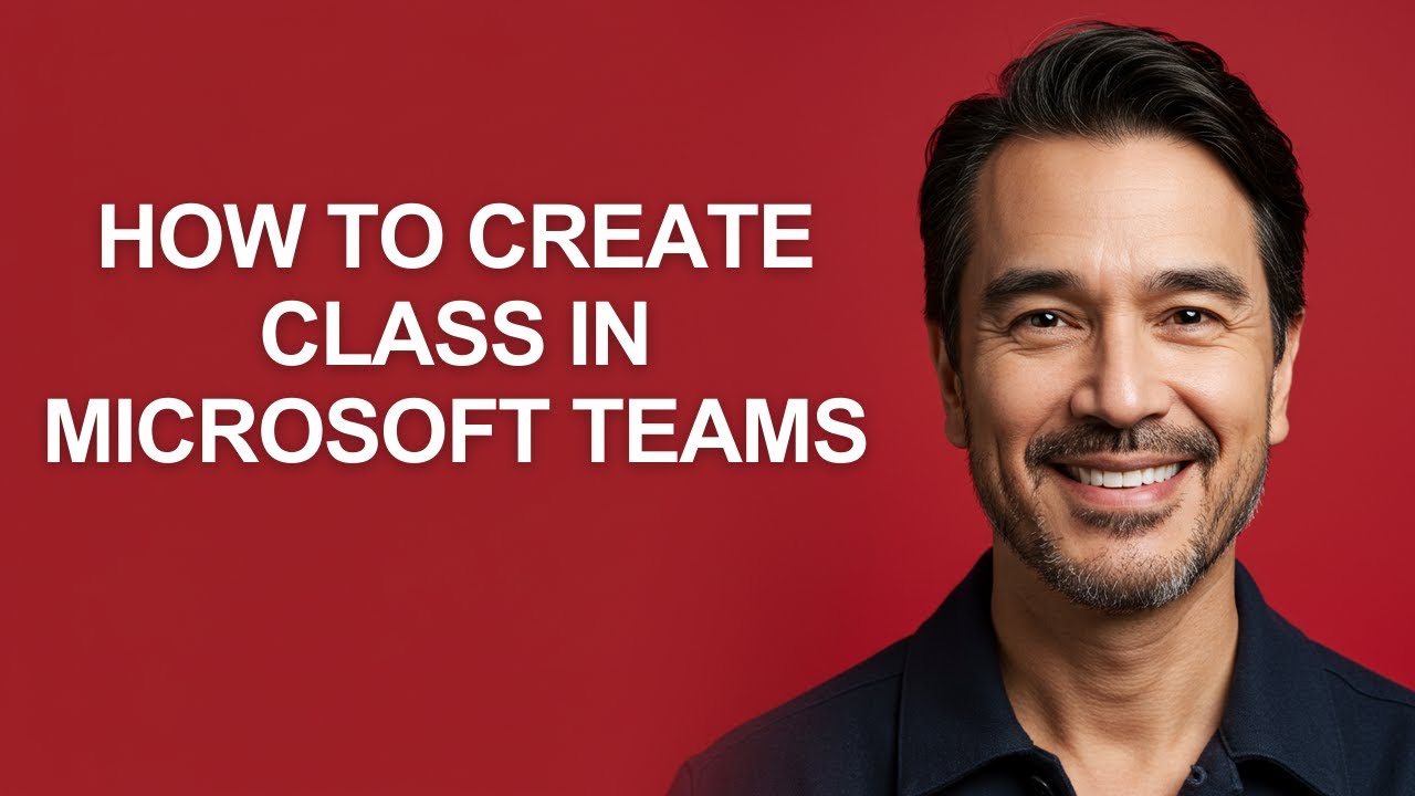 How to Create Class in Microsoft Teams - KevinHowTo - YouTube