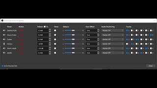 OBS + Win Capture Audio, separating audio channels for YT.