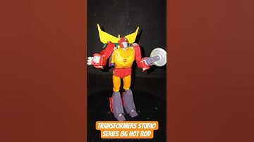 Transformers Studio Series 86 Hot Rod #transformerscartoon #g1transformers #transformerscollection