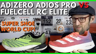 Adidas Adizero Adios Pro VS New Balance Fuelcell RC Elite | SUPER SHOE WORLD CUP! | EDDBUD