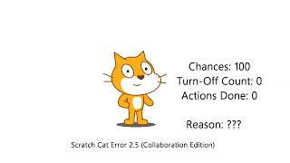 A Screenshot For Scratch Cat Error 2.5 (Collaboration Edition)