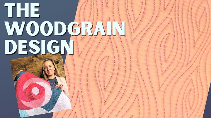 Machine Quilting the Woodgrain Design | Free-motion Challenge Quilting Along with Angela Walters