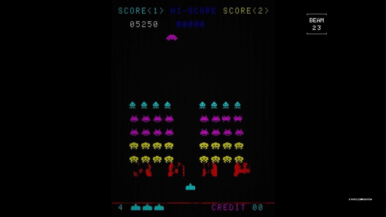 アーケードアーカイブス2 スペースインベーダー 33300pts