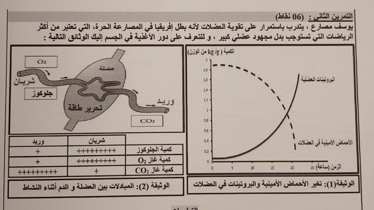 تميز في العلوم س4م الحصة 08 : وضعيات حول استعمال المغذيات