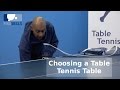 Choosing a Table Tennis Table | PingSkills