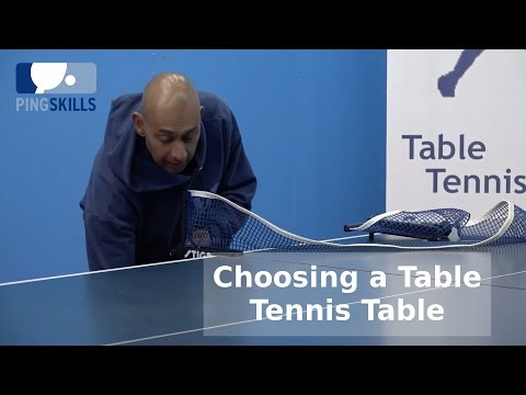 Video: Hur Man Väljer Ett Tennisbord