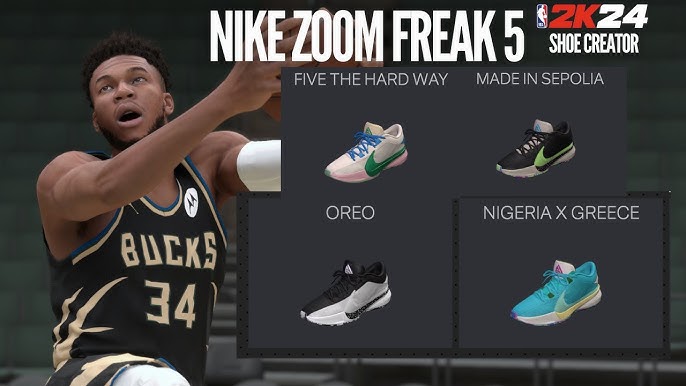 NBA 2K23 Next Gen Shoe Creator Nike Zoom GT Cut 2 Jordan Poole 