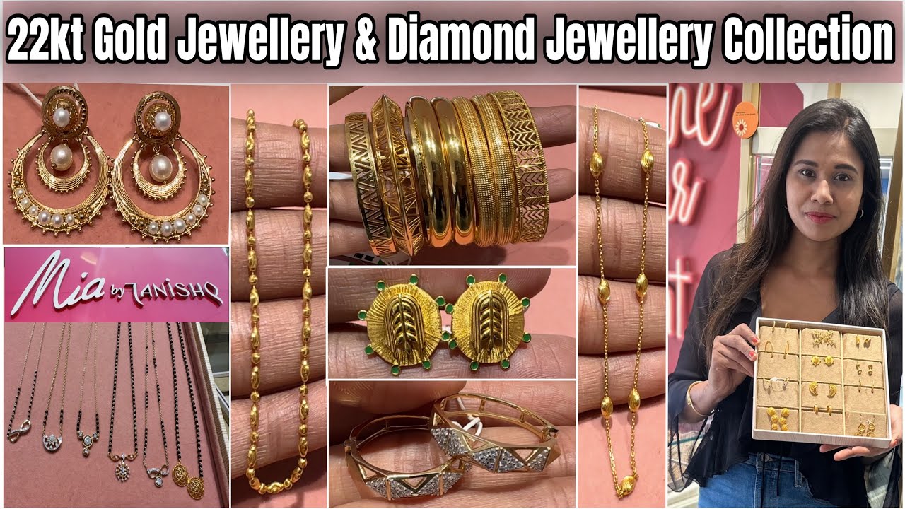 Rs.1650 Starts😱Mia By Tanishq HUGE 22Kt Gold Jewellery Designs & Diamond Jewellery Design With Price