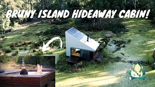 Japanese Inspired Off Grid Tiny Cabin with Hidden Outdoor Bath! | Bruny Island Hideaway Airbnb Tour!