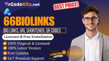 [Latest & Original] 66biolinks - Bio Links,URL Shortener, QR Codes & Web Tools (SAAS) (Lowest Price)
