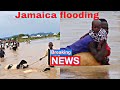 Must watch major flooding across jamaica this hurricane season man set on fire at heros circle