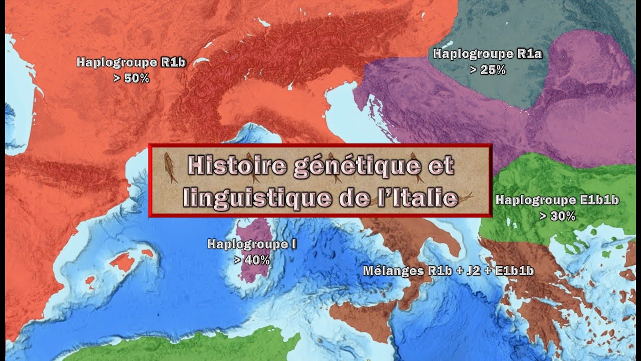 Histoire génétique et linguistique de l'Italie