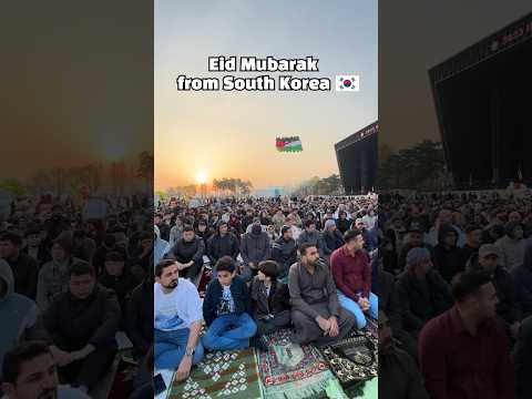 Eid Mubarak from South Korea 2024 🇰🇷❤️
