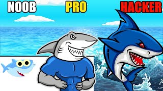 NOOB vs PRO vs HACKER  In Animal Transform Race With Oggy And Jack