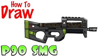 Step by beginner drawing tutorial of the p90 smg. very powerful weapon
in game.
--------------------------------------------------------------------...