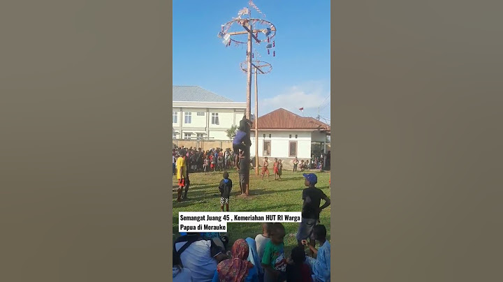 Kemeriahan Warga Papua di Merauke Merayakan HUT Kemerdekaan RI Ke 77