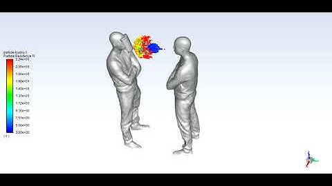 Talking Spread COVID-19, CFD Simulation