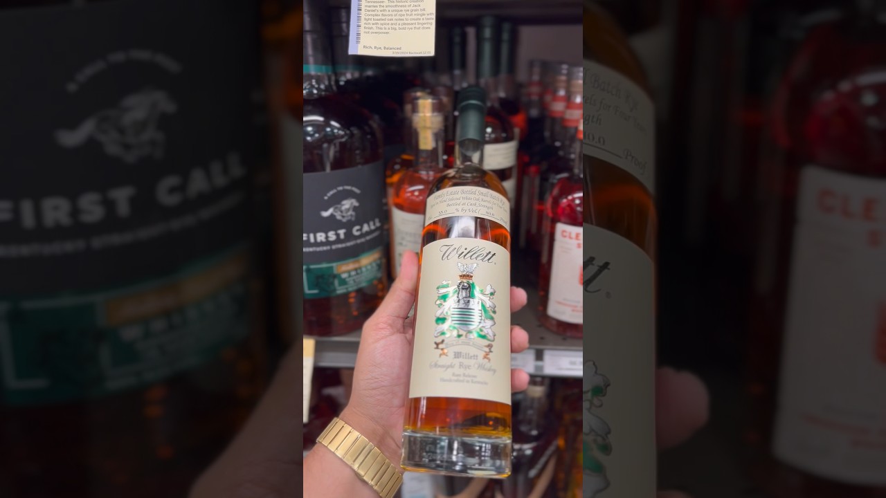 ONE OF THE BEST ALL TIME RYE WHISKEY-WILLETT 4 YEAR RYE❗️