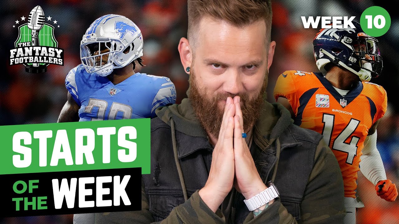 Starts of the Week + Week 1 Breakdown, It's Football Time! - Fantasy  Footballers Podcast