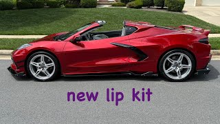 C8 corvette Paragon Maxton lip kit install