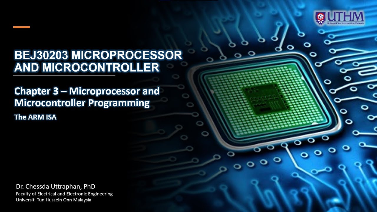 Online Lecture: Chapter 3 – Microprocessor and Microcontroller ...