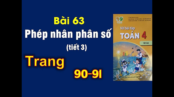 Bài 3 trang 90 vở bài tập toán lớp 4 năm 2024